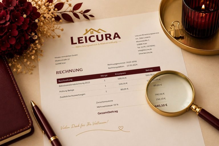 Prüfung der Betriebskostenabrechnung für Mieter – LEICURA